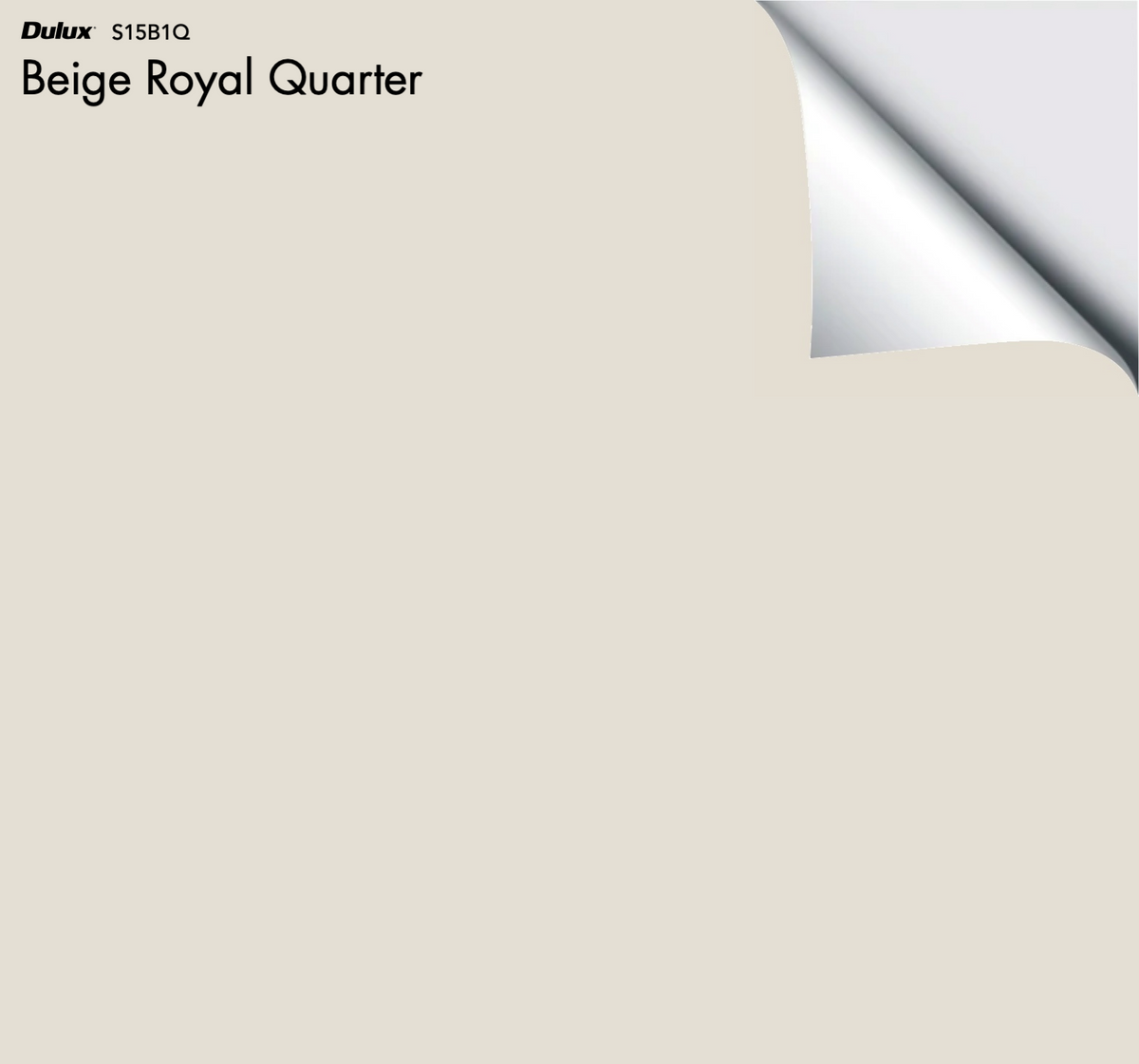Dulux Beige Royal Quarter The Big Paint Sample — free download