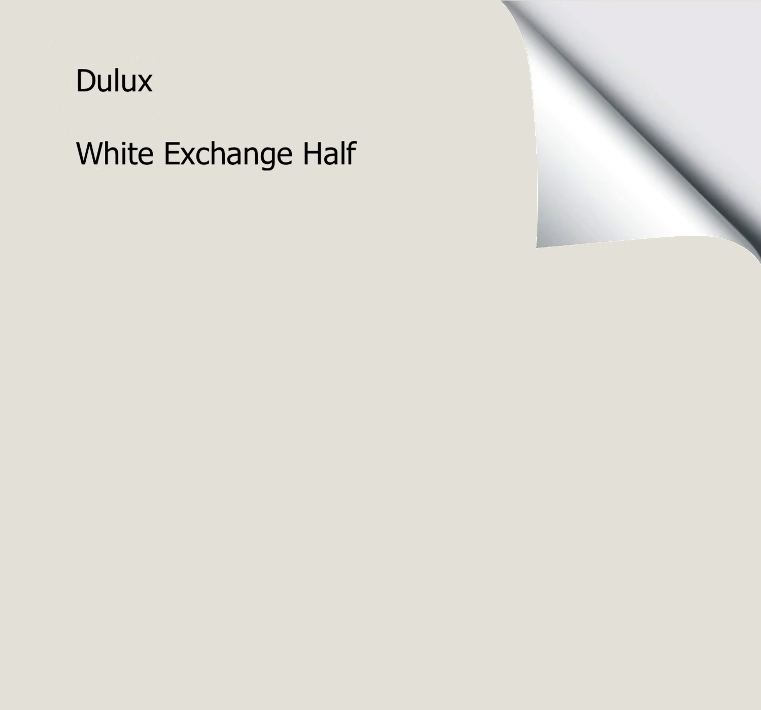 Dulux White Exchange Half The Big Paint Sample — free download