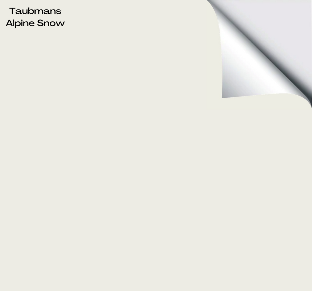 Taubmans Alpine Snow – The Big Paint Sample