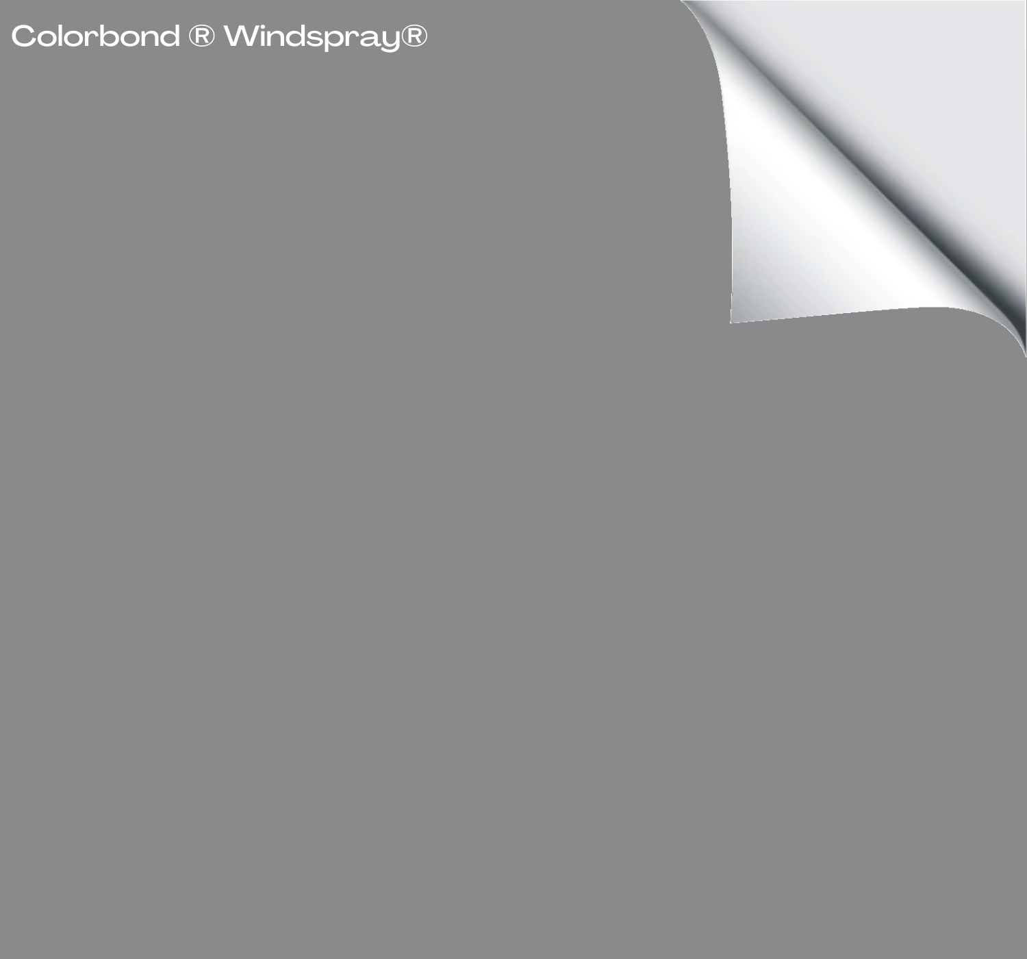 Colorbond® Windspray® – The Big Paint Sample