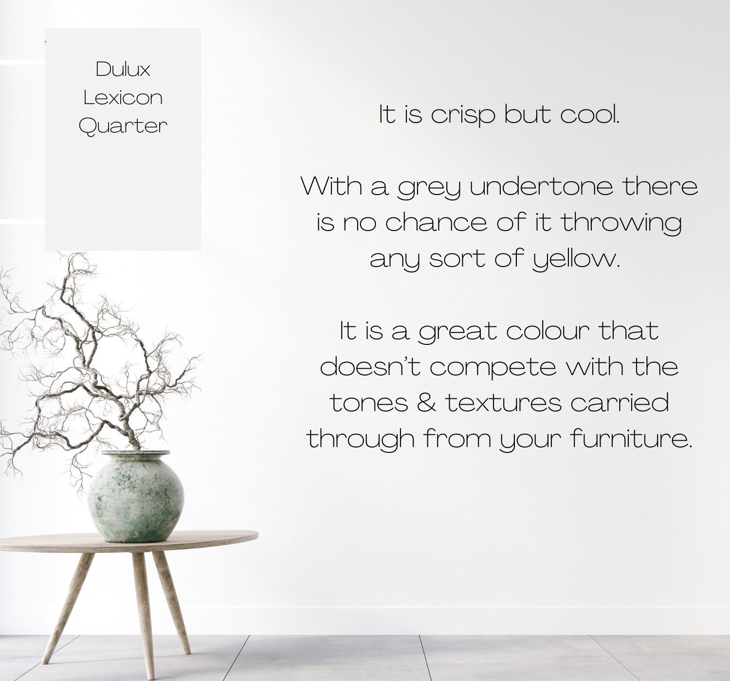 Dulux Lexicon Quarter – The Big Paint Sample