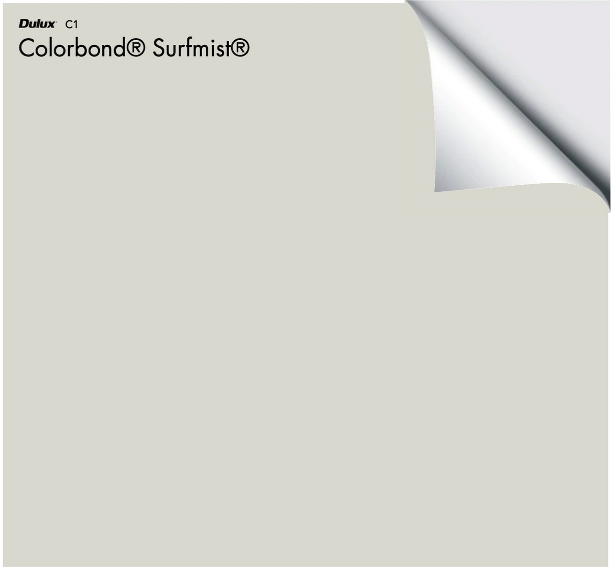 Sur Mist Color Colorbond® Surfmist® – The Big Paint Sample