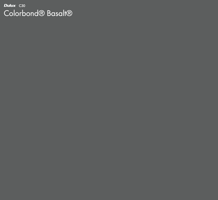 Colorbond® Basalt® – The Big Paint Sample