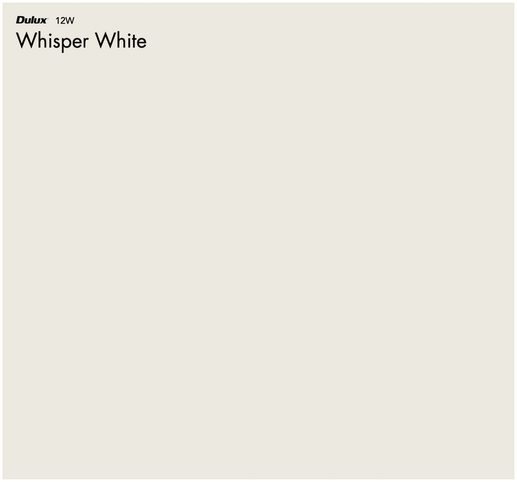 Dulux Whisper White